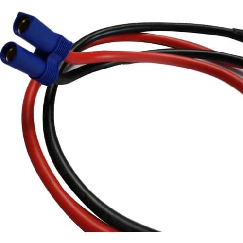 EC5 Female Plug Connector Cable with O Ring Eyelet Terminal 10AWG Wire 50 CM P82B