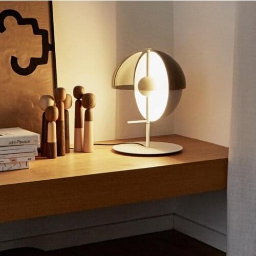 Modern table lamp villa simple designer light luxury model room atmospheric bedroom bedside household ball floor lamp