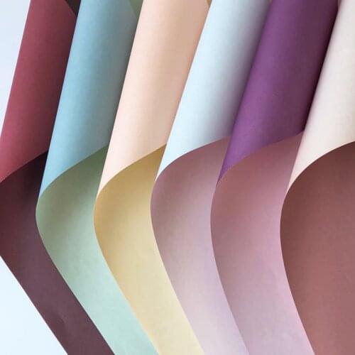 10pcs/lot Flower Packaging Paper Waterproof Transparent Packaging Material Paper Bouquet Florist Supplies Gift Wrapping Paper