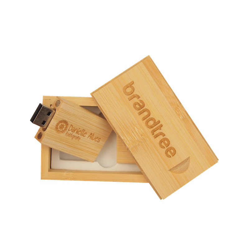 USB 2.0 Wooden USB Flash Drive Pendrive Memory Stick+gift Box 4GB 8GB 16GB 32GB 64GB U disk wedding gift(10 free custom logo)