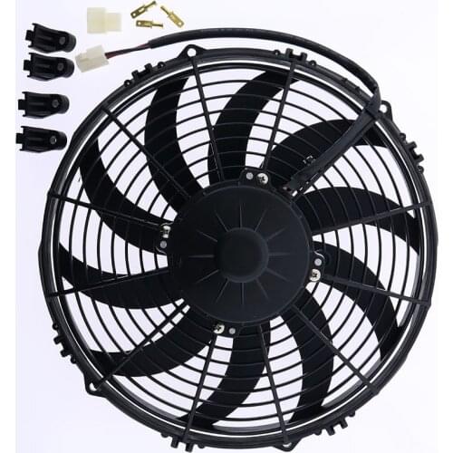30101522 Puller Fan 12In High Performance Curved Blade 12V For Spal Alternatives