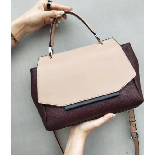 2020 Genuine Leather Women Totes Handbags Vintage Designer Handbags for Women High Quality Shoulder Bags Ladies HandBags