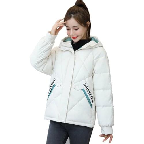 Winter Jacket Women Clothes Parka Coat Loose Hooded Thick Warm Down Cotton Coat Female Padded Plus Size 3XL Winter Short Jacket