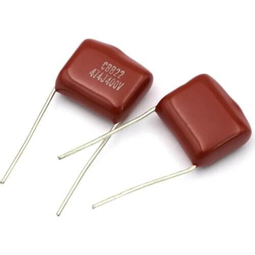 10PCS 400V474J 0.47UF Pitch 15mm 470NF 400V 474 CBB Polypropylene film capacitor