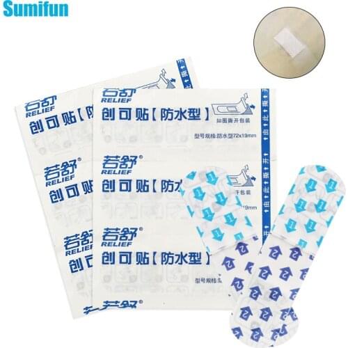 100pcs Waterproof Band-Aid Medical Transparent Sterile Wound Dressing Band-aids Invisible Anti Grinding feet Tape Bandages