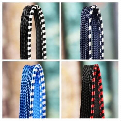 50Yards 1cm Navy Blue Ombre Braided Piping Lip Cord Trim Pillow Cushion Trim Upholstery Sewing Edging Strip Garment Webbing