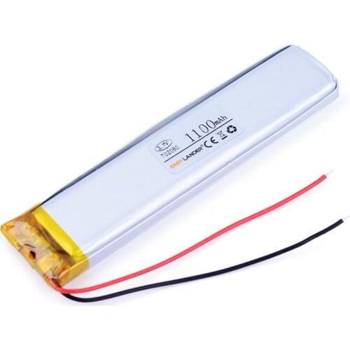 702080 3.7V 1100mAh Rechargeable li Polymer Li-ion Battery For tachograph LED light Speaker Toys mobile bluetooth 701979 702180