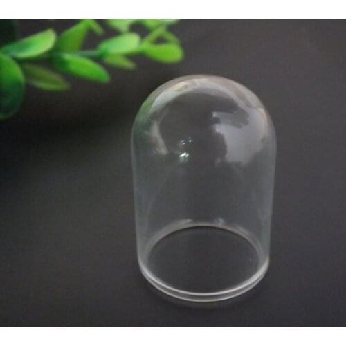 Free ship!! 38x25mm Handmade tube shape glass globe pendant mini glass vial fashion necklace