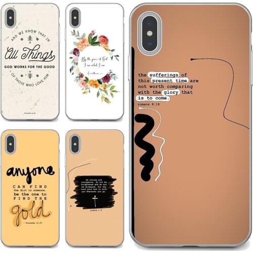 Bible-Jesus-god-Quotes For Samsung Galaxy A12 A31 A41 A51 A71 A20e A21s M30 A10 A30 A40 A50 A60 A70 Silicone Shell Case