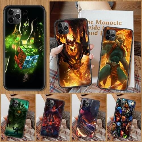 Dota dota2 Game Phone Case For iphone 5 5S SE 2 6 6S 7 8 11 12 Mini Plus X XS XR Pro Max black painting coque tpu prime soft