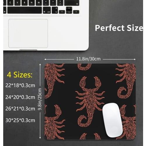 Electric Scorpion Mouse Pad DIY Print Cushion Scorpion Goro Jade Rap Scorpio Cool Scorpion Scorpion Lover