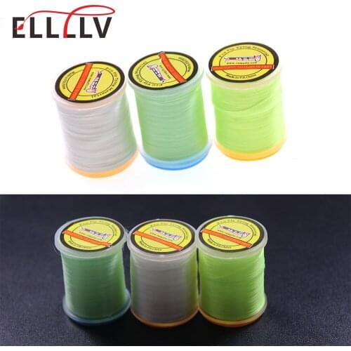 Elllv 300D 150D Luminescent Assist Jigging Hook Wrapping Thread Fly Fishing Tying Ribbing Floss Glow In Dark
