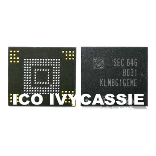 KLM8G1GEME-B031 eMMC 8GB NAND flash memory IC chip BGA153 Used 100% Tested Good