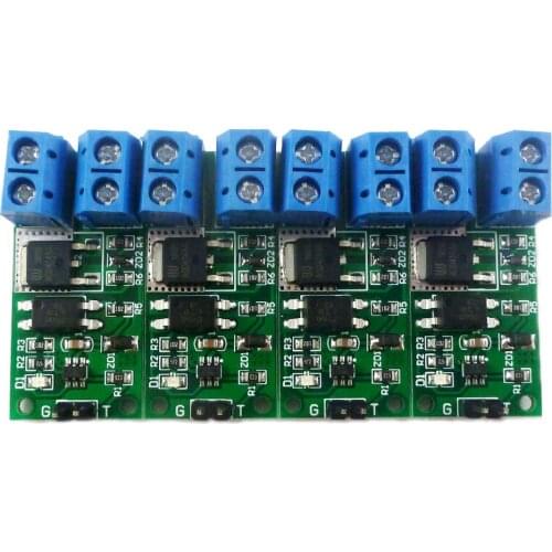 4x IO95A01 3.7V 5V 9V 12V 24V 8A Isolation Bistable Flip-Flop Latch Self-locking Low-Trigger Switch Module Mos Board