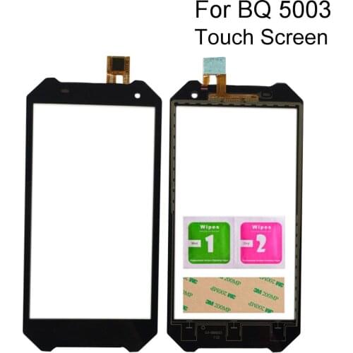 Mobile Touch Screen For BQ BQ-5003L BQ5003L BQ 5003L BQS-5003L Shark Pro Touch Screen Sensor Digitizer Front Glass