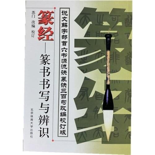 Seal Character Zhuan Shu Chinese brush Calligraphy Copybook for Beginner