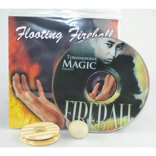 Floating Fireball (Gimmick + DVD) Magic Tricks Comedy Stage Street Magia Ball Levitate Magie Illusions Gimmick Props Magicians