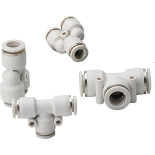 Pneumatic Fittings Quick Push in Connector Air Pipe Fittings For 4mm 6mm 8mm 10mm 12mm 16mm Hose Tube Straight Fittings