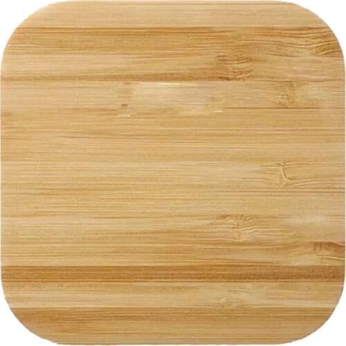 Qi Wireless Charger Slim Wood Charging Pad For Samsung Galaxy Note 9 iphone wireless charger mobile phone charger charging Mat