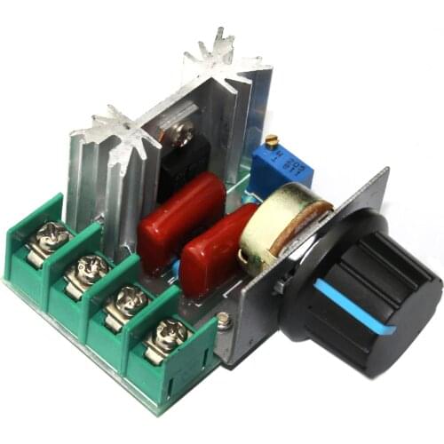 AC 220V 2000W Power Voltage Regulator SCR LED Dimmer Power Controller Source Motor Speed Electronic Thermostat 220V Power Supply