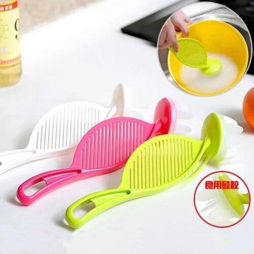 Drain Rice Washing Machine Kitchen Multifunctional Hollow Rice Washing Board Kitchen Gadgets Beans-Washing Handle