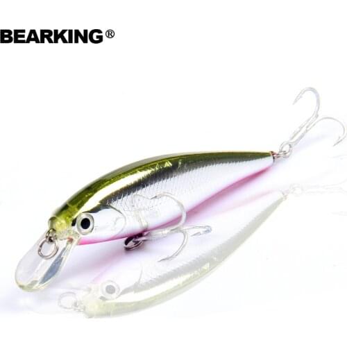 2017 hot model Bearking 7.8cm 9.2g Fishing Wobblers 5pcs/lot Fishing Lure Bait Swimbait Crankbait with 2xstrong Hooks