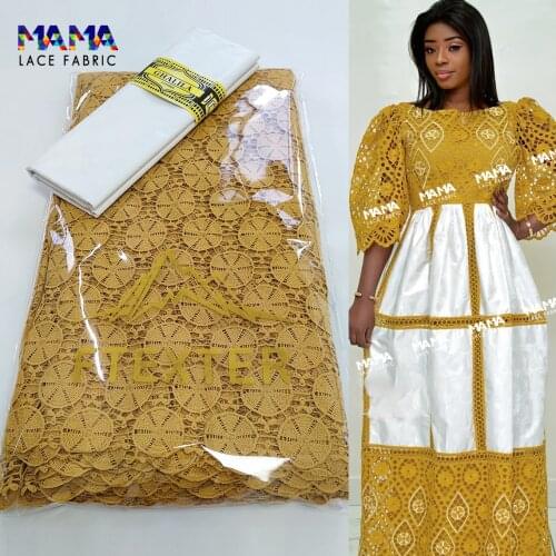 Special Price!!! 2.5+ 2.5 Yards African Lace Fabric 2021 High Quality Swiss Voile Lace In Switzerland With Senegal Bazin Riche