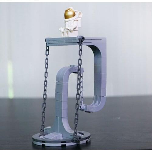 Tensegrity Sculptures Anti-Gravity Building Blocks Novel Physics balance DIY Bricks Toys For Kids Child Gift Building Blocks