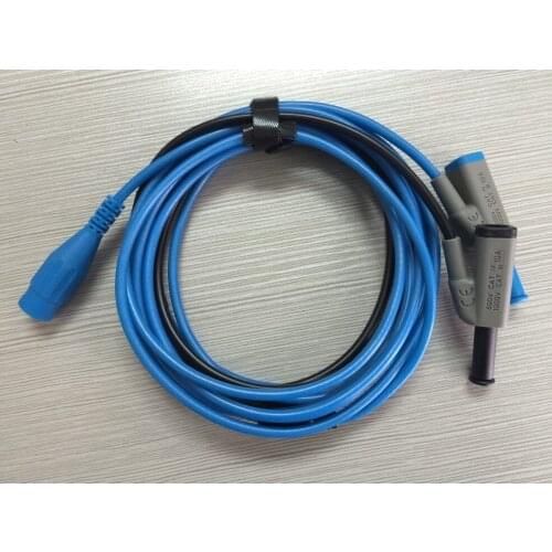 BNC to 4mm Test Line, 3 M (Blue, Red, Green, Yellow) (with Invoice)