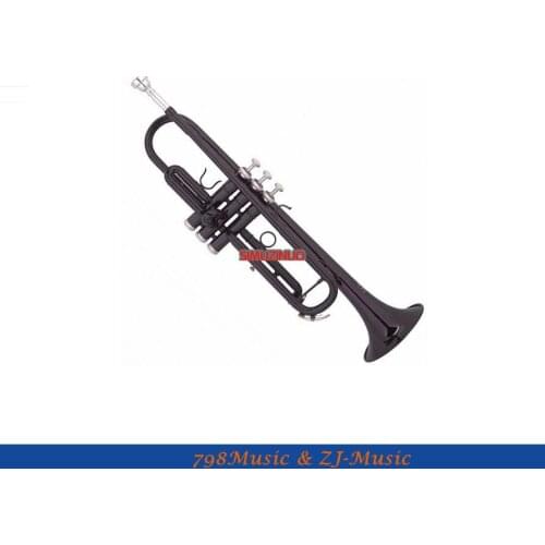 Bb Trumpet Entry Model With Case-Bore Size 11.65mm-Bell DIA.123mm Black Nickel