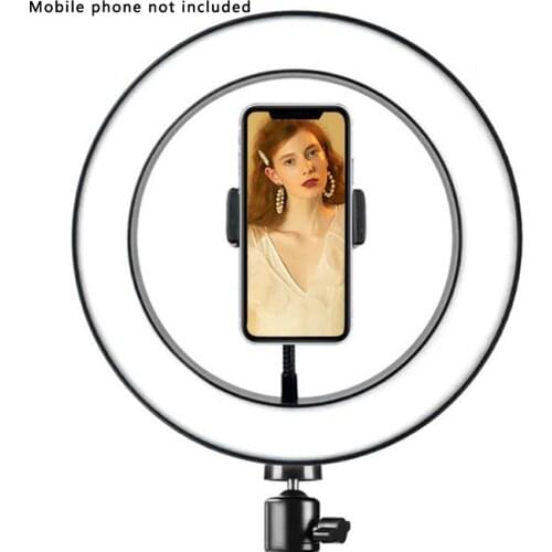 Mobile Phone Live Fill Light 8 Inch LED Ring Fill Light Tripod Desktop Vibrato Photo Filling Light Live Broadcasting
