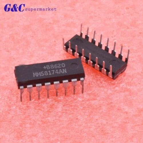 1/5PCS MM58174AN DIP 16PIN HIGH QUALITY IC diy electronics