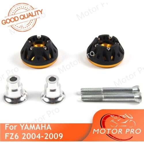 1 Set For Yamaha FZ6 2004-2009 Motor Crash Pads Protectors Motorbike Engine Slider Falling Protective Cover Case FZ-6 600cc