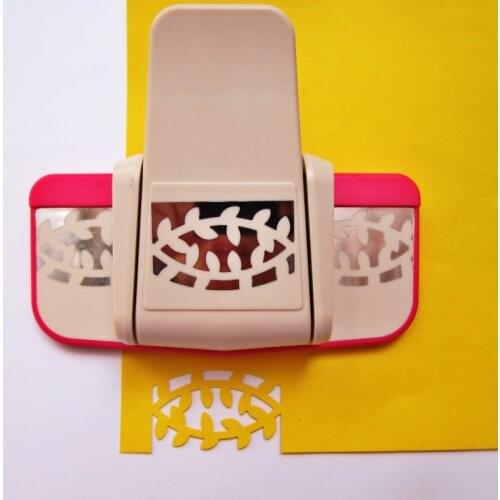 1pcs Border Embossing Punch DIY Flowers Home Decorative Festive Party Papelaria Paper Scrapbook Machine Hole Puncher Furador