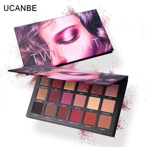 18 Colors Glitter Shimmer Matte Fruit Pie Filling Eyeshadow Palette Eyes Makeup Vibrant Bright Shades Pigment Eye Shadow TSLM1