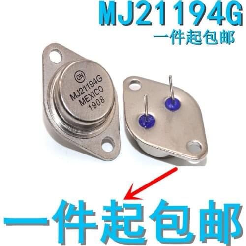 5pcs/lot Mj21194g Darlings Bipolar Audio High Power Transistor Iron Cap to-3 Matching Tube Mj21193g Brand New