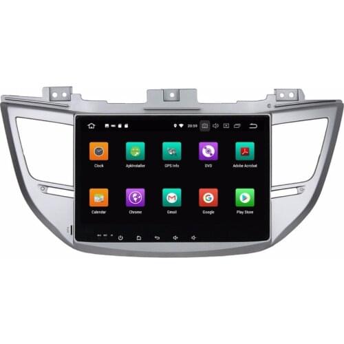 10.1'' Octa Core 8 core Android 9.0 Car Radio DVD player GPS for hyundai IX35 tucson 2015 2016 64G NAVIGATION 4G RAM stereo auto