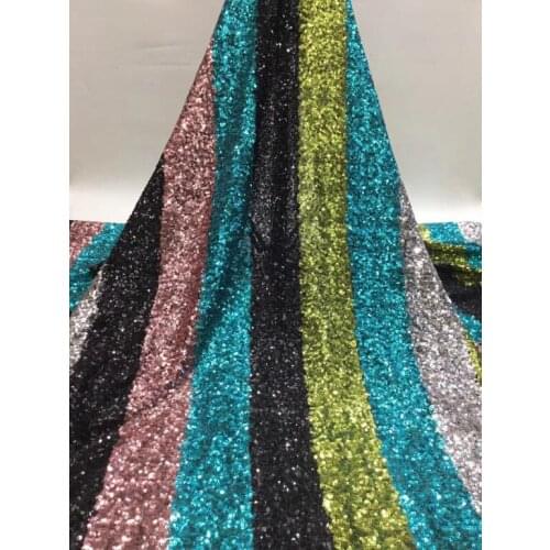 Sequins lace fabric SYJ-10568 special Embroidery African Net Lace Fabric with sequins