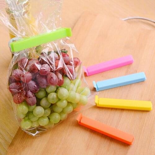 Sealing Clips Seal Clamp Plastic Bags Clip Home Food Storage Helper 11 x 1.4cm 5 PCS/lot Large Food Snack Bag Storage