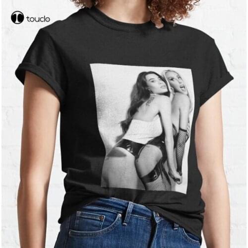 Lana Rhoades And Tana Classic T-Shirt Tee Shirt Volleyball Shirts