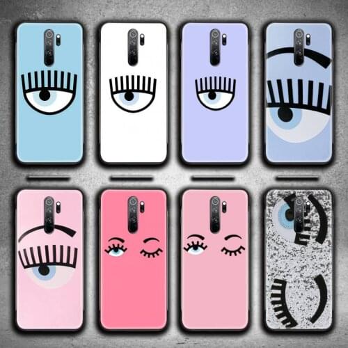 Hot Ferragnies Eyes Chiara Phone Cases for Redmi 9A 9 8A 7 6 6A Note 9 8 8T Pro Max K20 K30 Pro