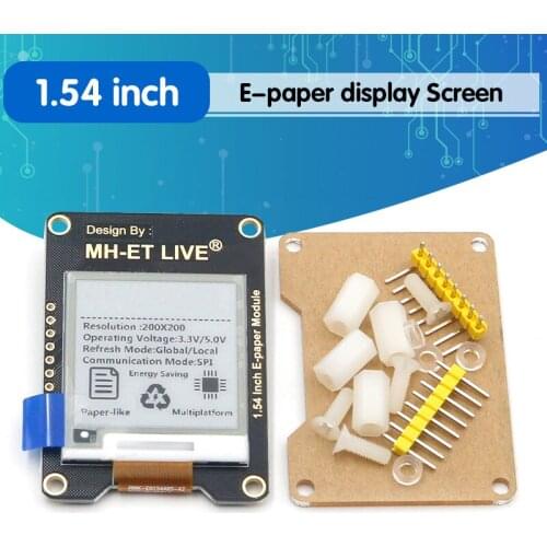 1.54 Inch Epaper Module E-paper E-Ink EInk Display Screen SPI Support Global/Part For Arduino STM raspberry pi ESP32