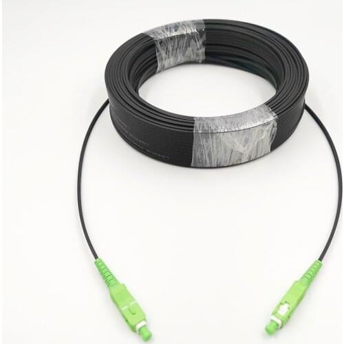 SC/APC-SC/APC Outdoor Drop Cable SC APC Singlemode SM Simplex FTTH Cable Singlemode Fiber Optic Jumper Cable 10M-50M