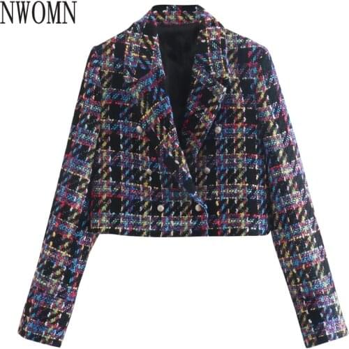 Женские пиджаки с коротким рукавом NWOMN China At AliExpress