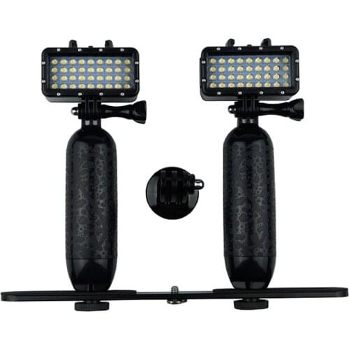 Underwater LED Video Lamp Diving Go Pro Lighting Fill Light stand for GoPro Hero 8 7 5 SJCAM Yi Mijia For Sony action camera