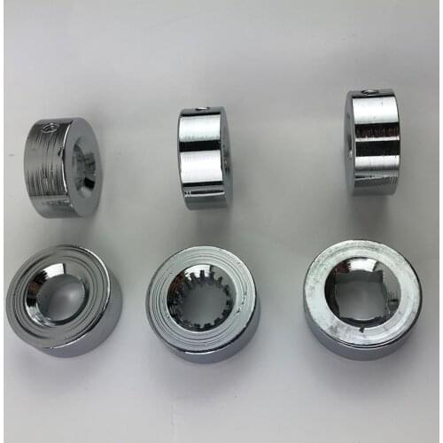 Manual Window Crank Handle Trim Cover Dark Gray Kit Pair of 2 for Ford for Chrysler