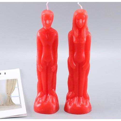 DIY Human Male Female Body Love Heart Shape Mould Home Candle Craft Accessories