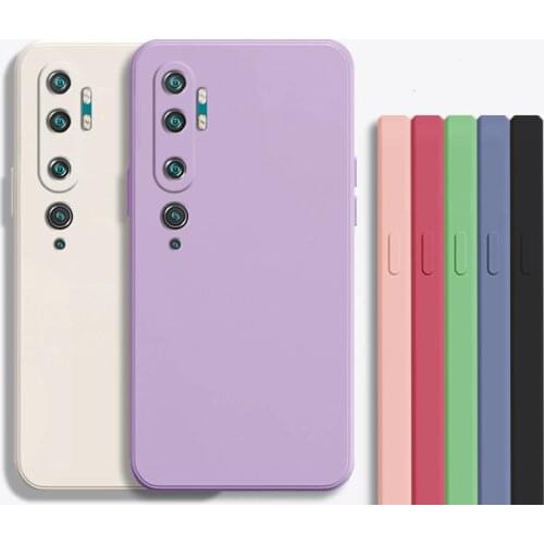 Fashion Square Frame Silicone Phone Case For Xiaomi Mi 6 8 9 10 11 Lite A2 A3 9T 10T Mix 2 2s Poco F3 F2 Pro Soft Protect Cover