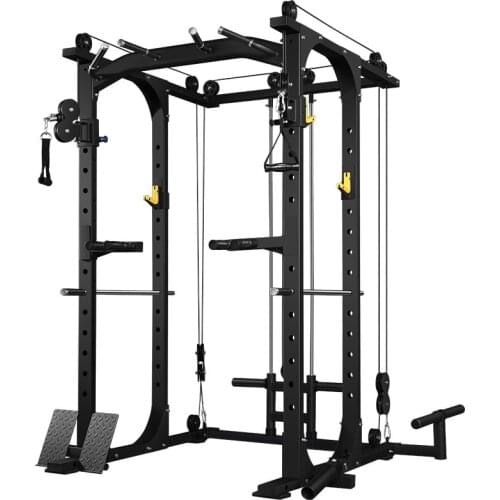 Gym Commercial Comprehensive Fitness Equipment Indoor Fitness Multifunctional Smith Machine Factory Direct Sales