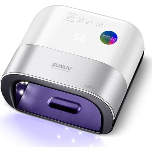 48W UV LED Lamp Nail with Smart Timer Memory Invisible Digital Timer Display Nail Drying Machine SUNUV SUN3 Nail Dryer Smart 2